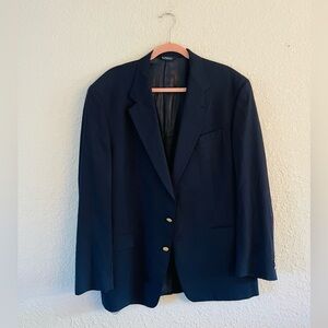 Vintage Burberry Navy Blazer
